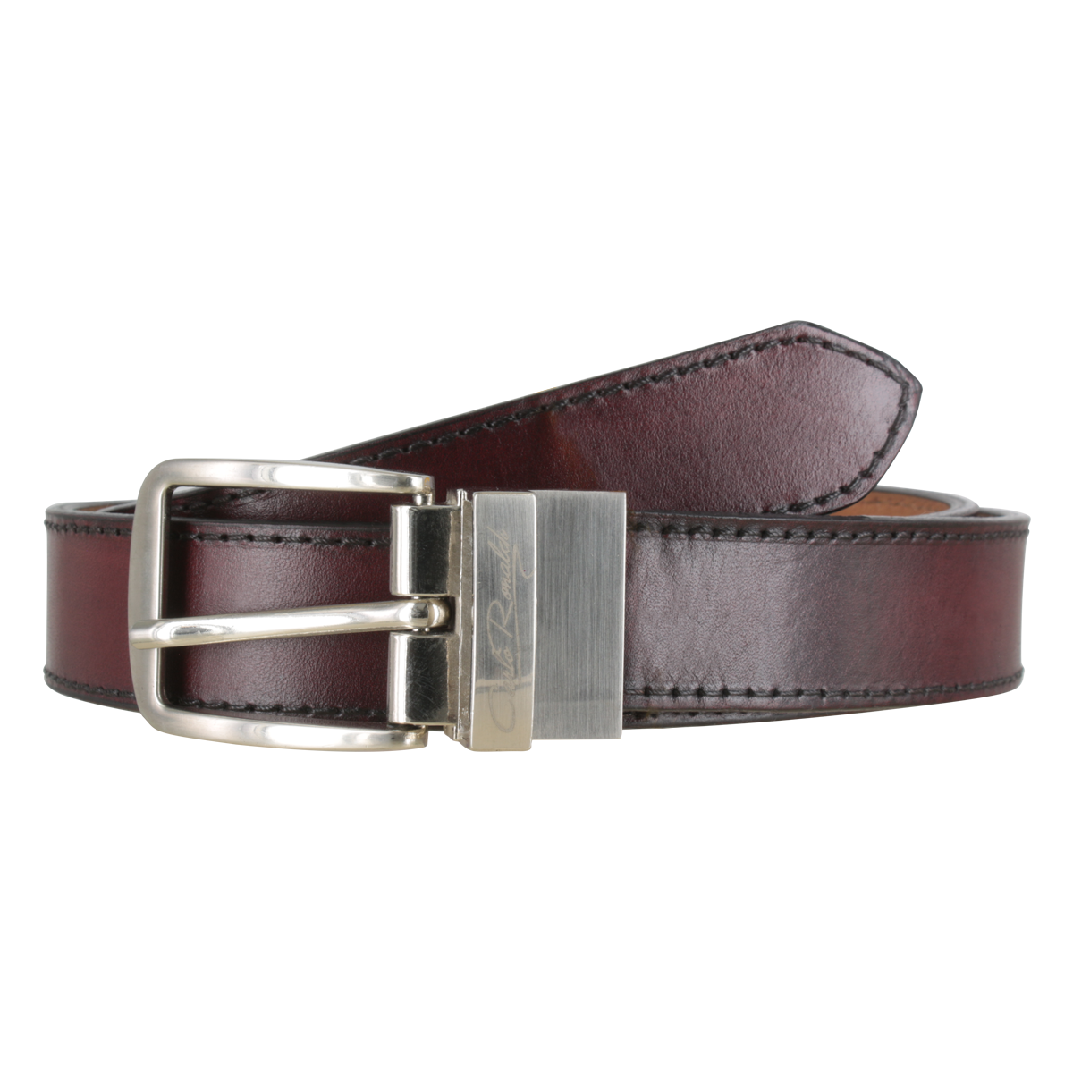 Cinturón 07 Dama Becerro Vino