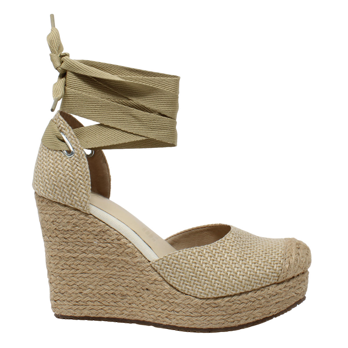 Alpargata 201 Dama Yute Beige Suela Sintetica Antiderrapante