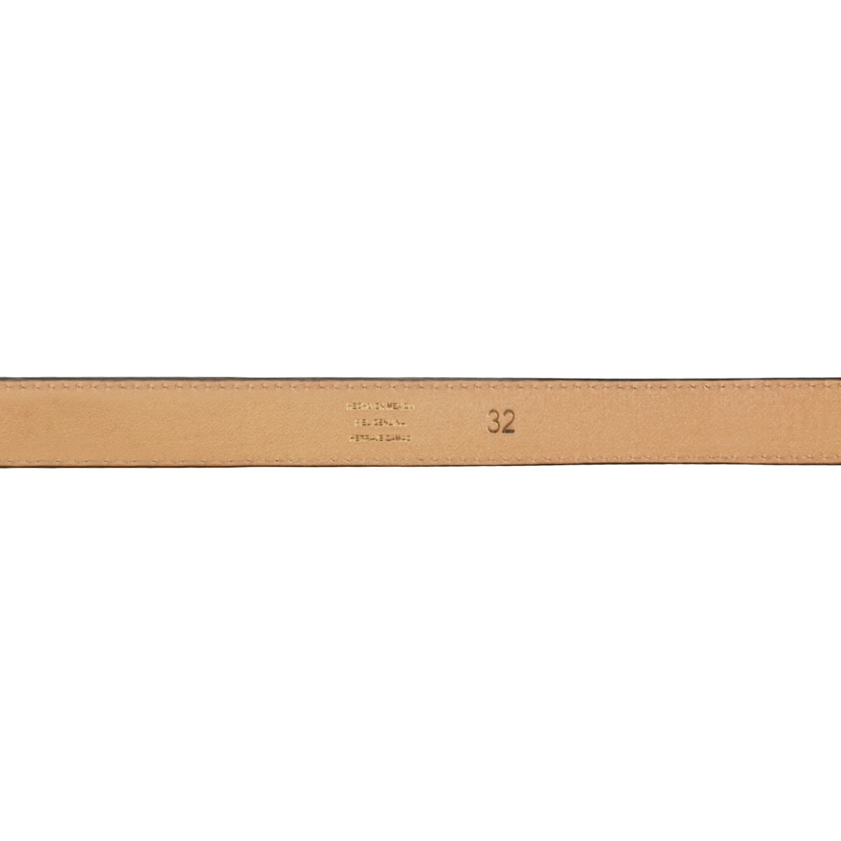 Cinturón 08 Dama Becerro Café Capuchino