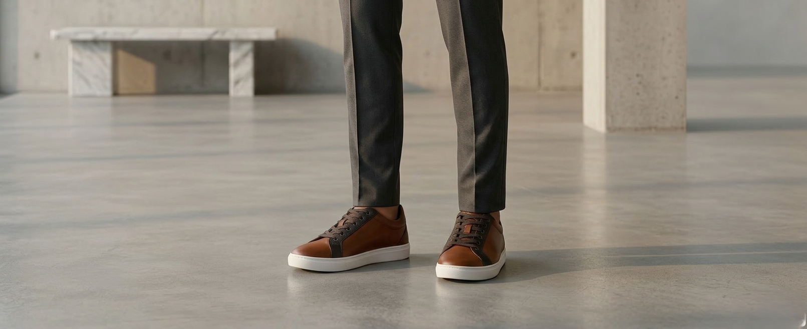 Tenis 10 Caballero Mestizo Liso Capuchino/Choco Suela TR