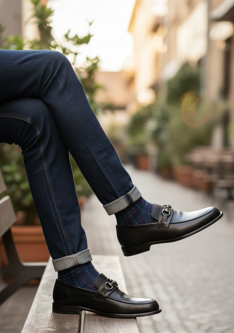 Zapato 1012 Caballero Becerro Negro Suela Cuero