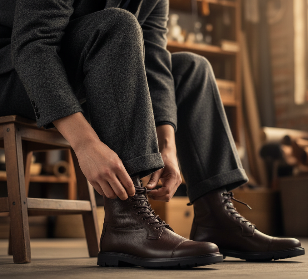 Bota 8028 Caballero Res Grabada Flotter Manchester Suela TR