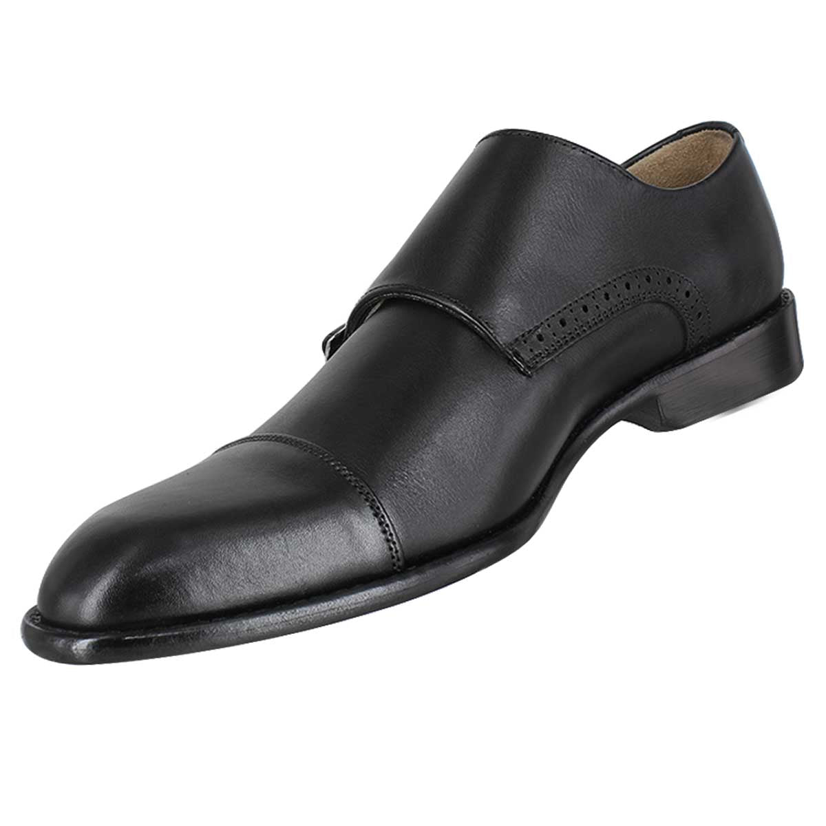 Zapato caballero, Zapatos suela cuero, Monk, Herraje, Zapato piel, Mocasín, Mocasines, Becerro, Cómodo, Elegante, Hombre, Double Monkstrap, Zapato vestir, Acabado a mano, Forro res