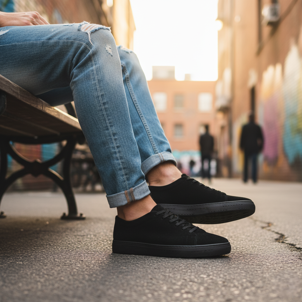 Tenis 017 Caballero Hunting Negro Suela TR