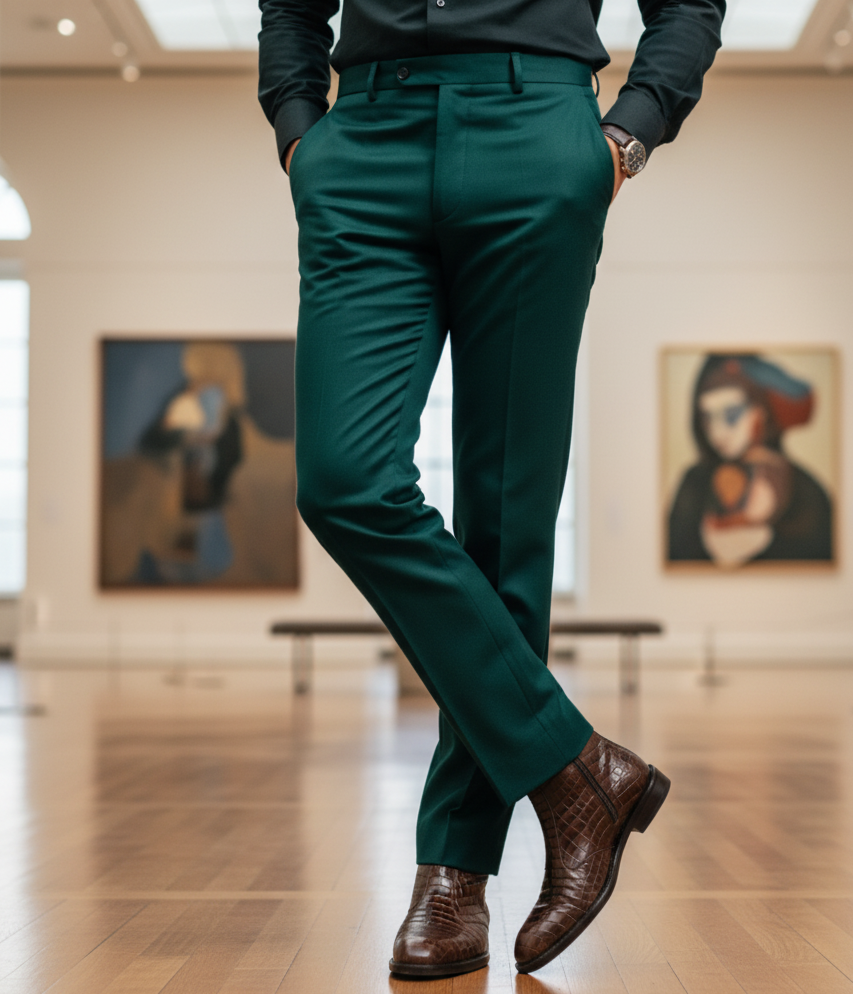 Bota 1021 Caballero Res Grabada Lagarto Café Suela Cuero Injerto