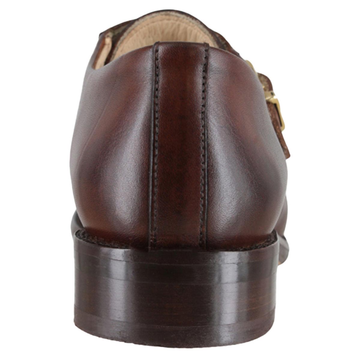 Zapato 1213 Dama Becerro Cognac Suela Cuero Injerto