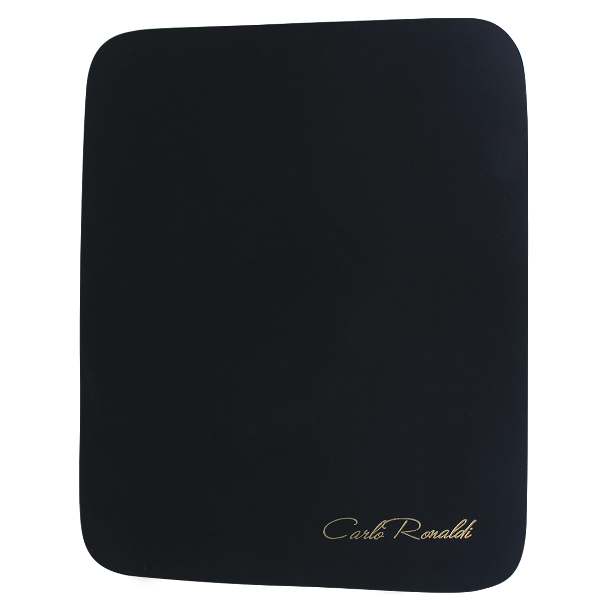 Mousepad Piel de Res Genuina Negro