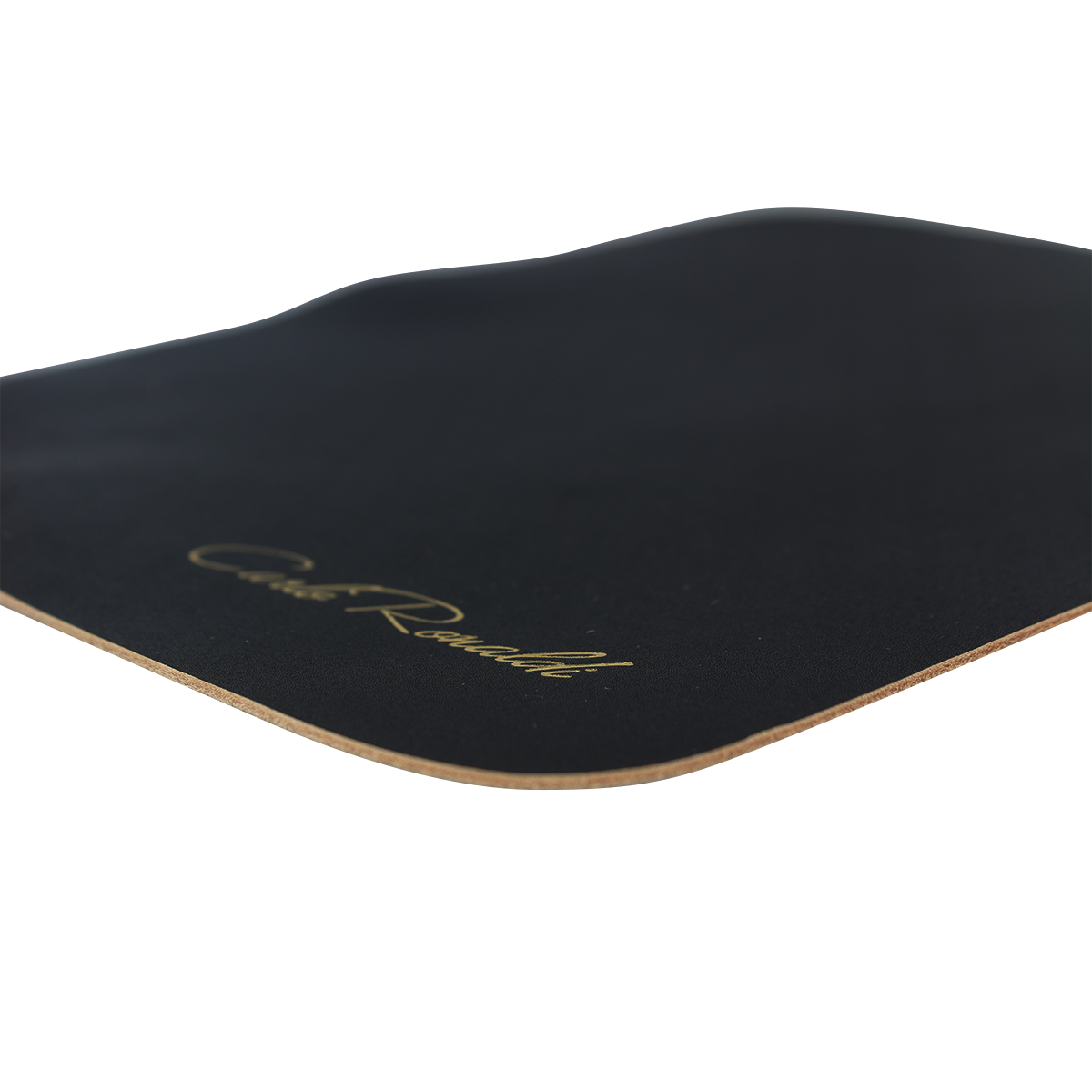 Mousepad Piel de Res Genuina Negro