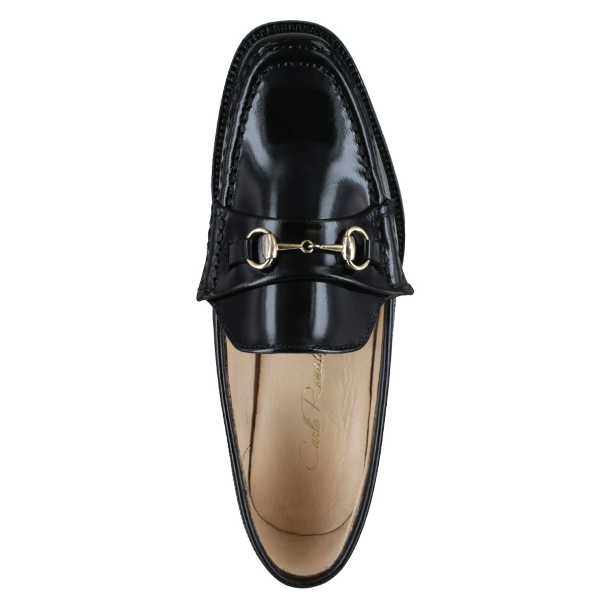 Zapato 1209 Dama Camaleón Negro Suela Cuero Injerto