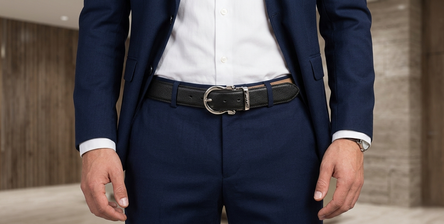 Cinturón 09 Caballero Res Grabada Manta Negro