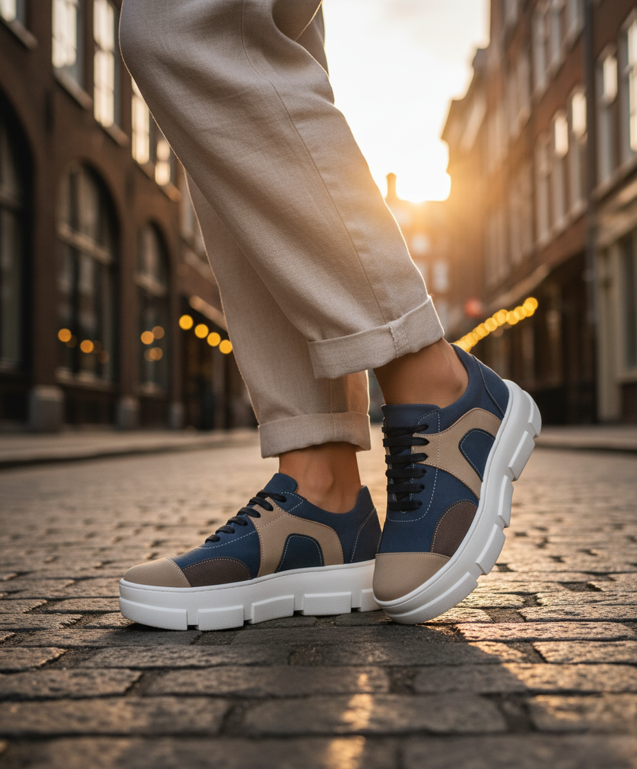 Tenis 09 Dama Montreal Marino/Sand/Moka Suela TR