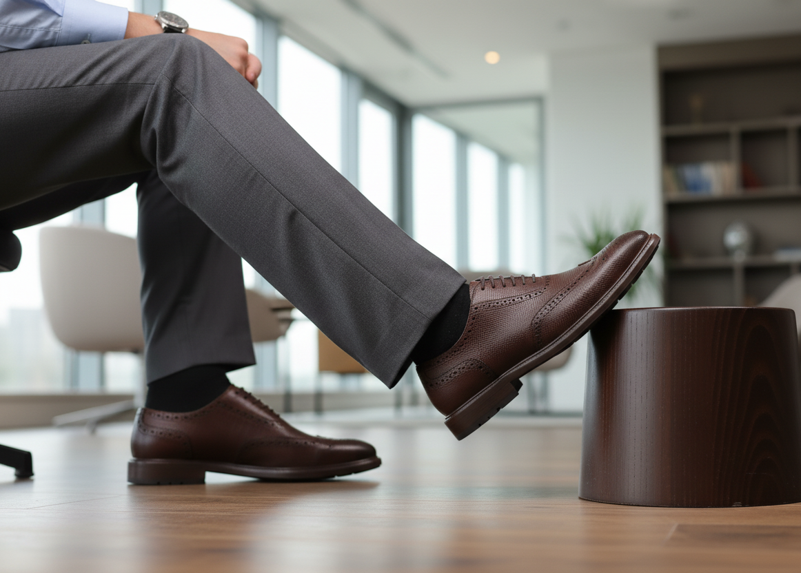 Zapato 1216-12 Caballero Becerro Café Capuchino Suela Injerto