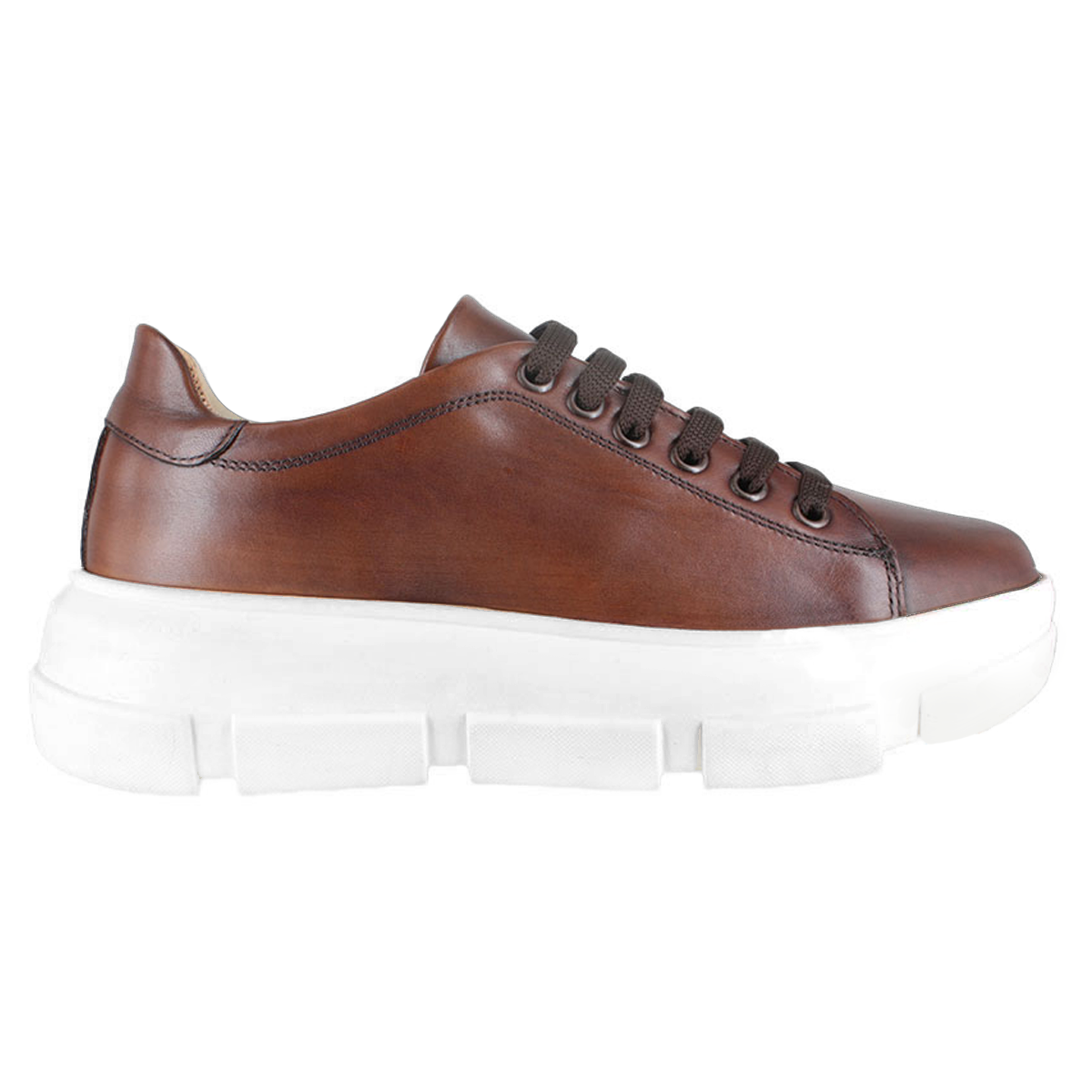 Tenis 05 Dama Becerro Cognac Suela TR