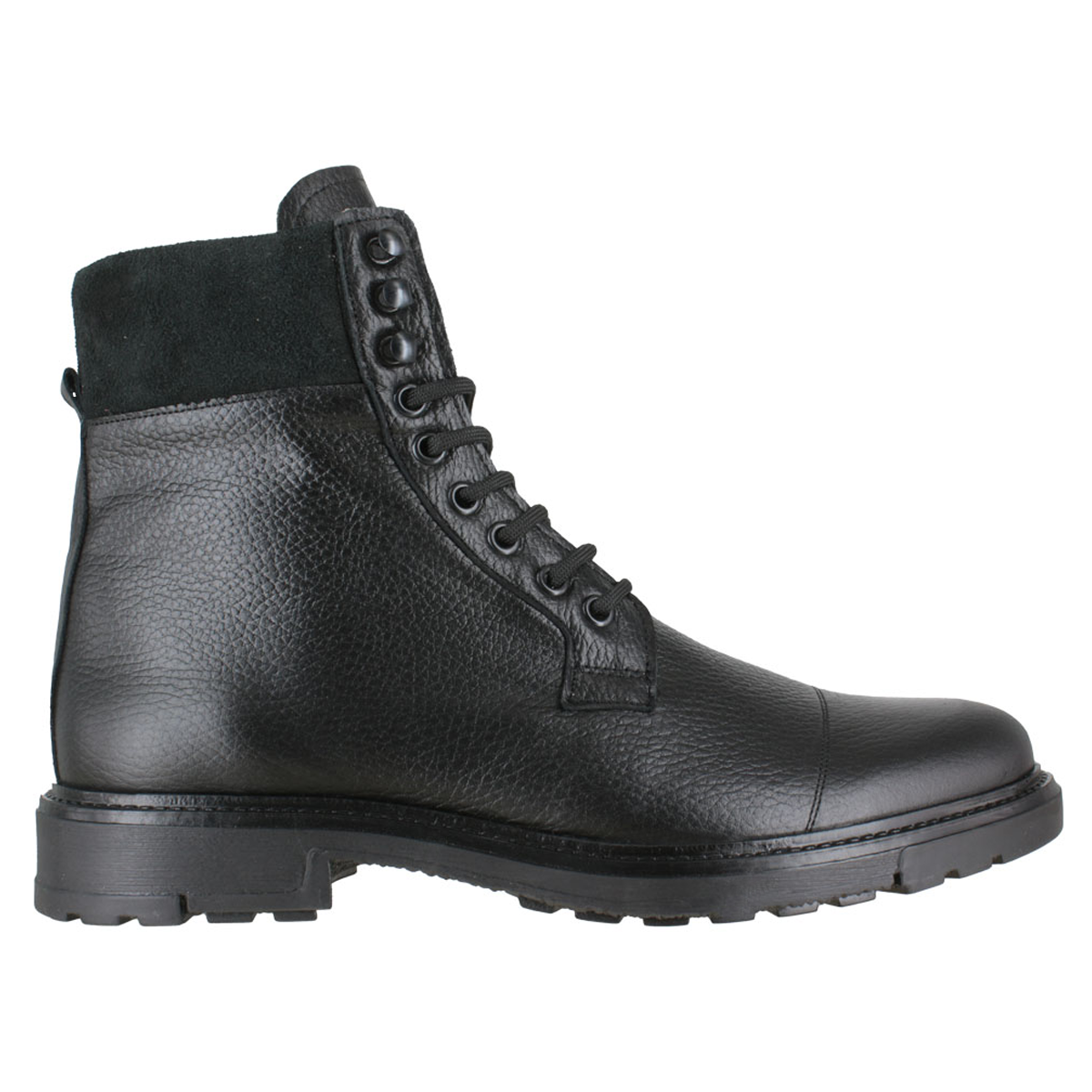 Bota 8029 Caballero Mestizo Grabado Negro Hunting Negro Suela TR