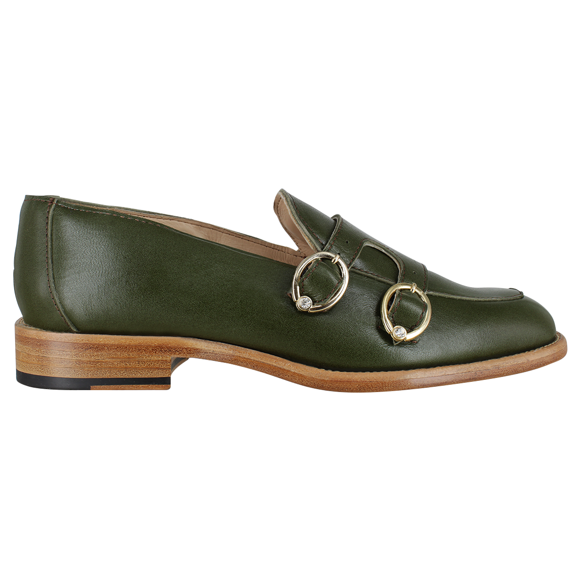 Zapato dama, Zapatos suela canto natural, Monk, Herraje, Zapato piel, Mocasín, Mocasines, Mestizo Liso, Cómodo, Elegante, Dama, Mujer, Zapato Monkstrap, Double Monkstrap, Zapato vestir, Acabado a mano, Forro res