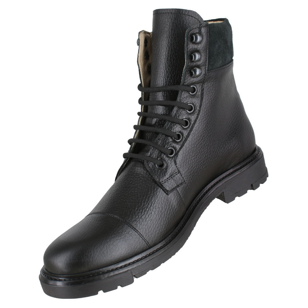 Bota 8029 Caballero Mestizo Grabado Negro Hunting Negro Suela TR