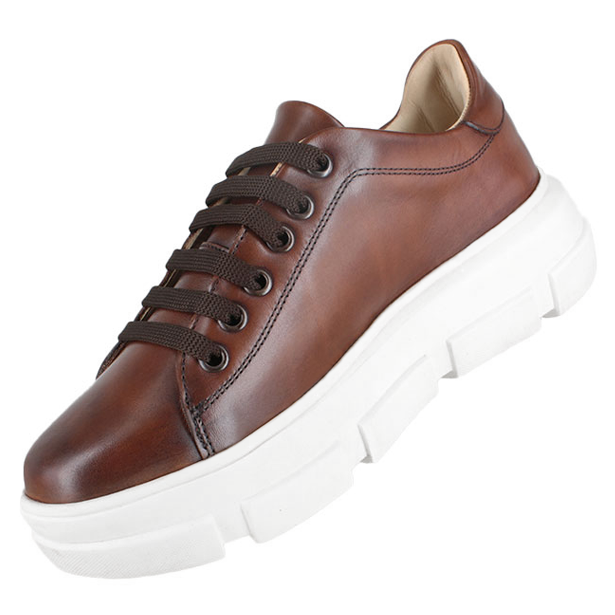 Tenis 05 Dama Becerro Cognac Suela TR