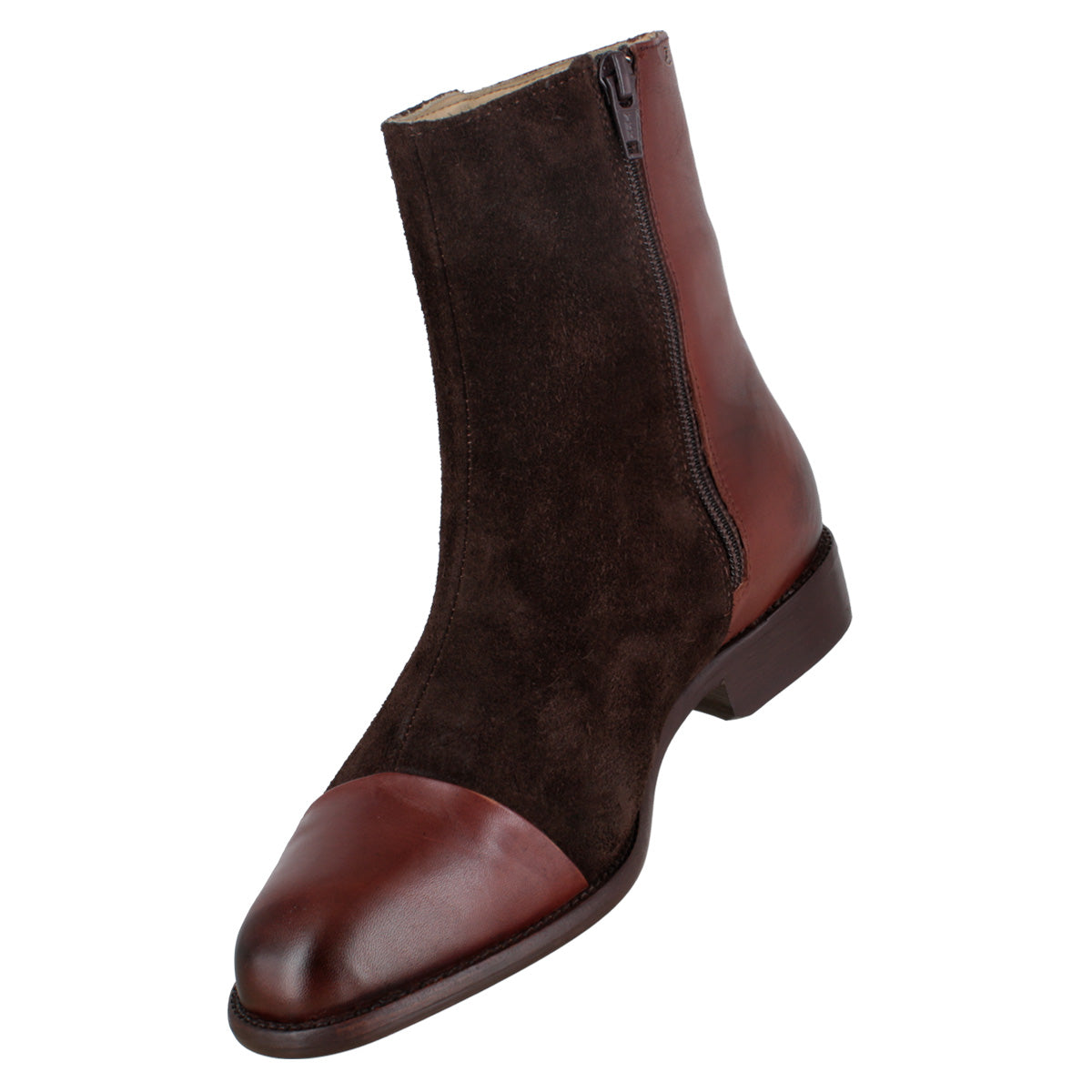 Bota 1026 Dama Becerro Café Capuchino Hunting Café Oscuro Suela Cuero