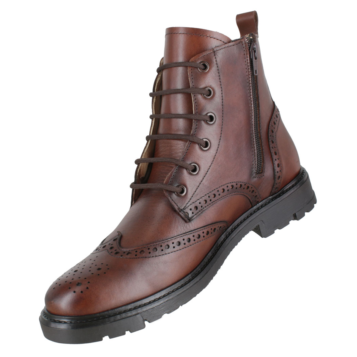 Bota 8012 Caballero Becerro Cognac Suela TR