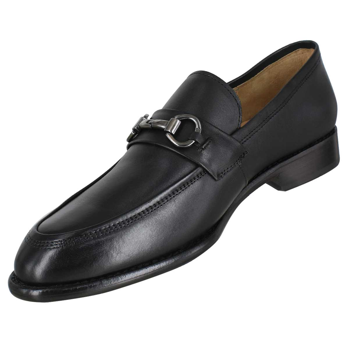 Zapato caballero, Zapatos suela cuero, Mocasín, Mocasines, Hebilla, Zapato piel, Becerro, Cómodo, Elegante, Hombre, Mocasín clásico, Acabado a mano, Forro res