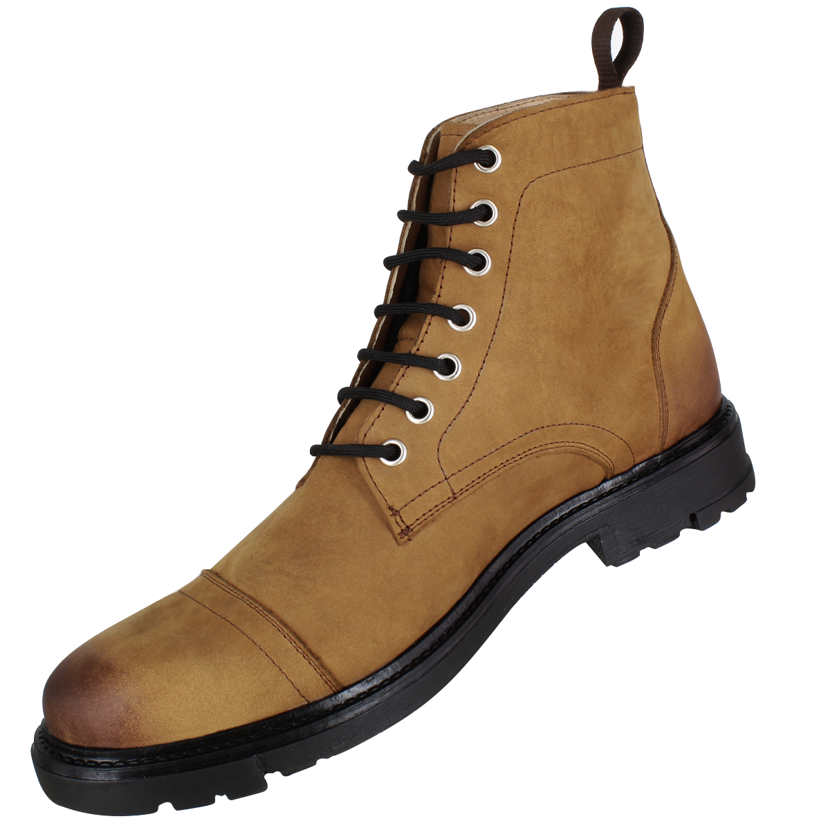 Botas caballero, Botas suela TR, Bota Urbana, Bota con agujeta, Bota piel, Crazy, Suave, Cómoda, Elegante, Casual, Hombre, Acabado a mano, Forro res, Bota