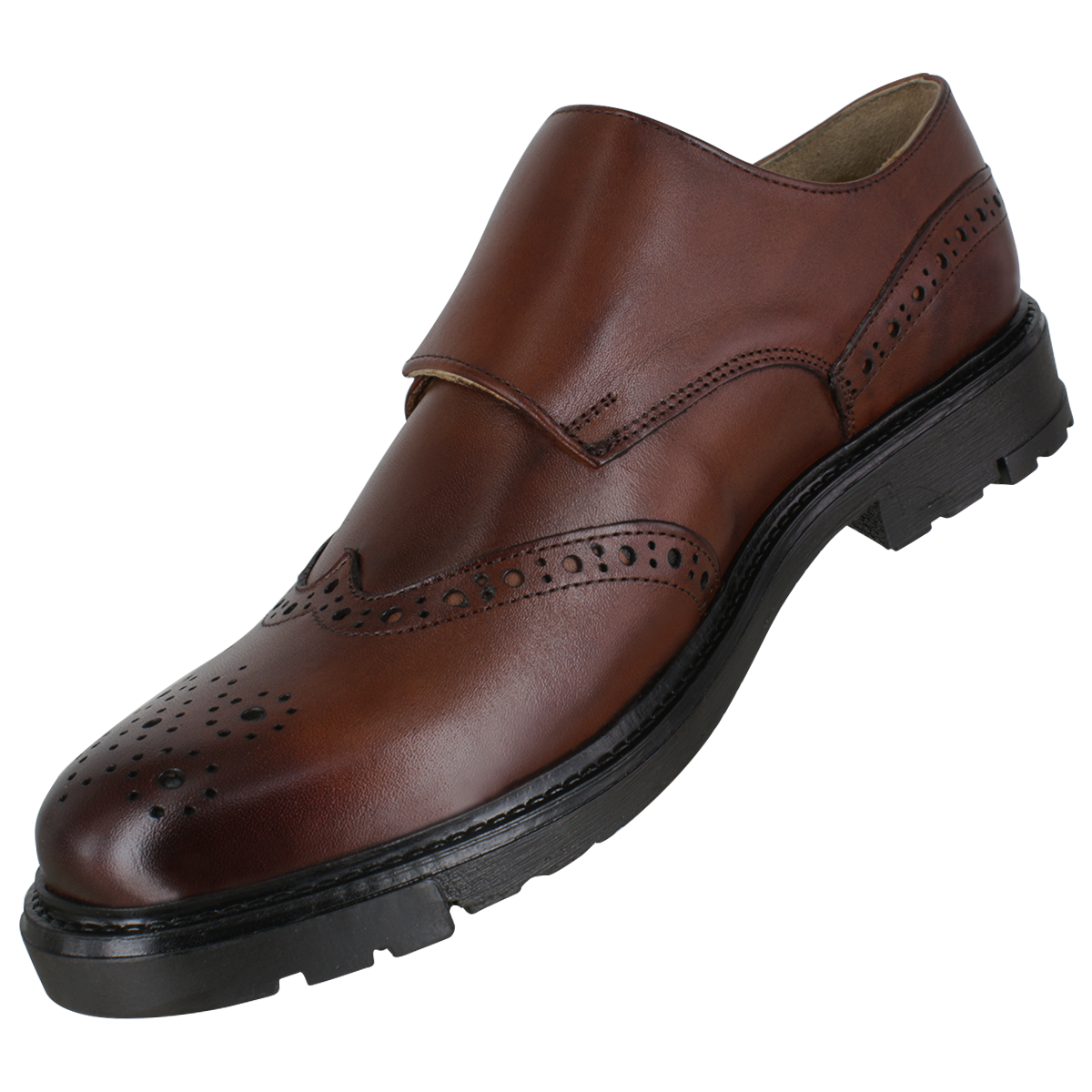 Zapato caballero, Zapatos suela TR, Monk, Herraje, Zapato piel, Mocasín, Mocasines, Becerro, Cómodo, Elegante, Hombre, Zapato Monkstrap, Double Monkstrap, Zapato vestir, Acabado a mano, Forro res