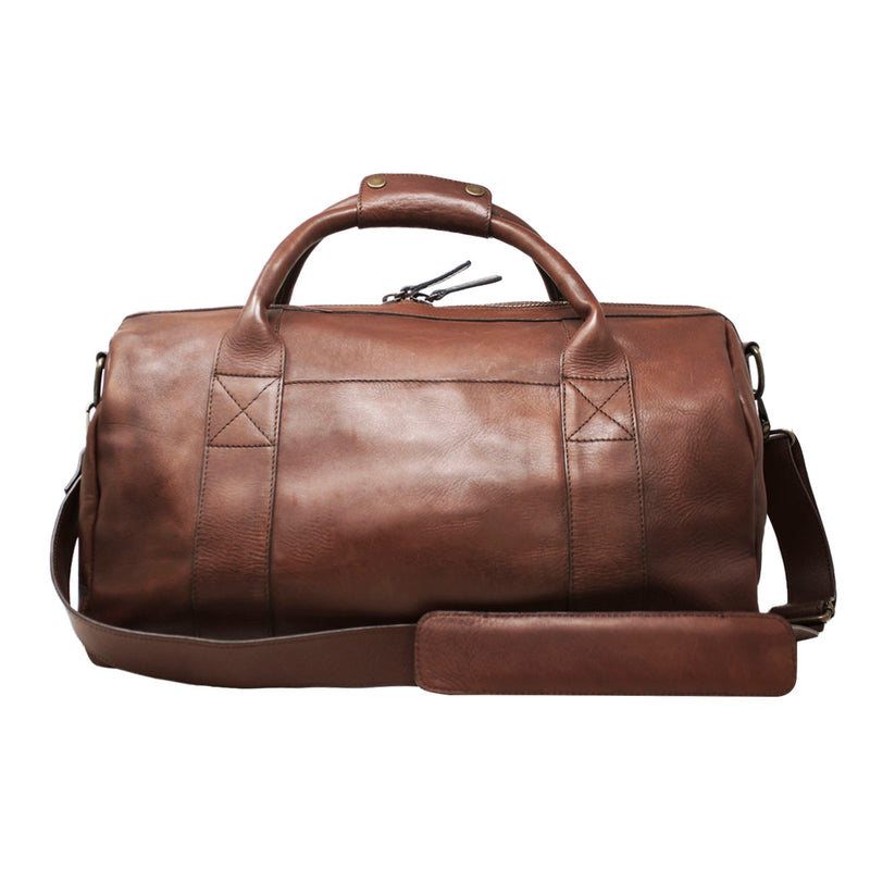 Duffel Bag Maleta de Viaje Piel Res Premium Cafe Carlo Ronaldi