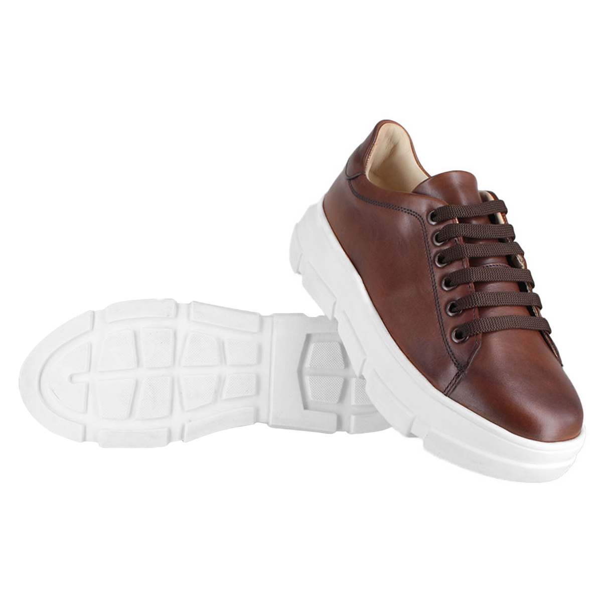 Tenis 05 Dama Becerro Cognac Suela TR