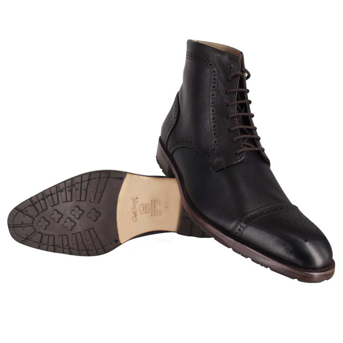 Botas caballero, Botas suela cuero, Suela media vida, Bota vestir, Bota con agujeta, Bota piel, Becerro, Suave, Cómoda, Elegante, Urbana, Hombre, Acabado a mano, Forro res, Bota