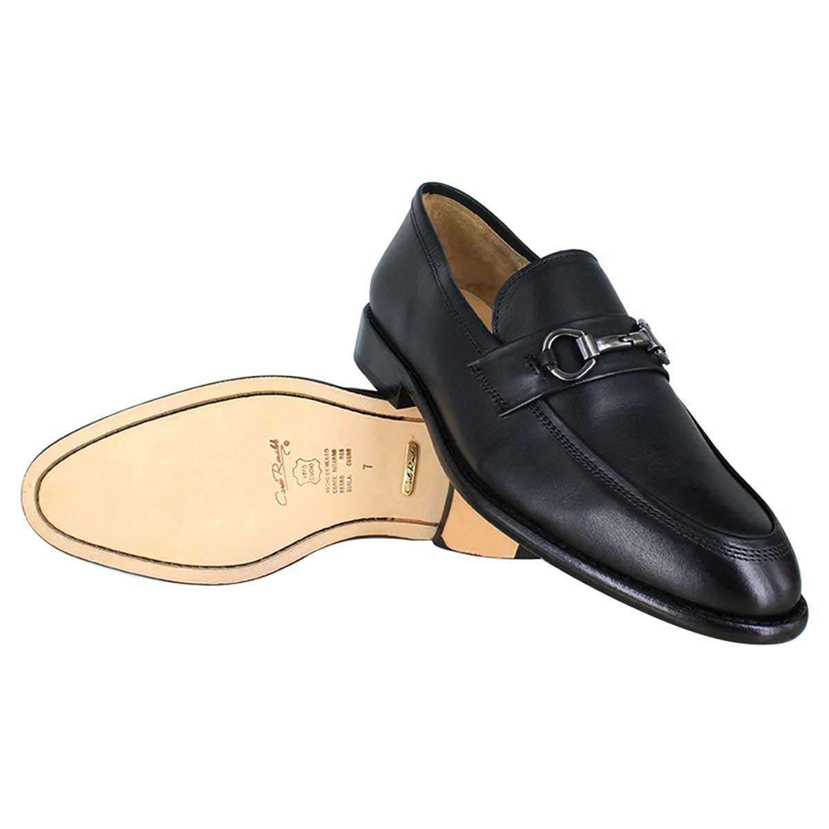 Zapato caballero, Zapatos suela cuero, Mocasín, Mocasines, Hebilla, Zapato piel, Becerro, Cómodo, Elegante, Hombre, Mocasín clásico, Acabado a mano, Forro res