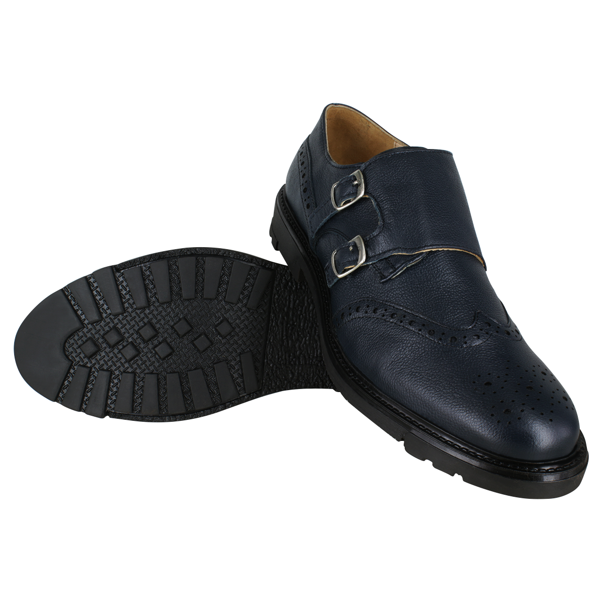 Zapato caballero, Zapatos suela TR, Monk, Herraje, Zapato piel, Mocasín, Mocasines, Manta, Cómodo, Elegante, Hombre, Zapato Monkstrap, Double Monkstrap, Zapato vestir, Acabado a mano, Forro res