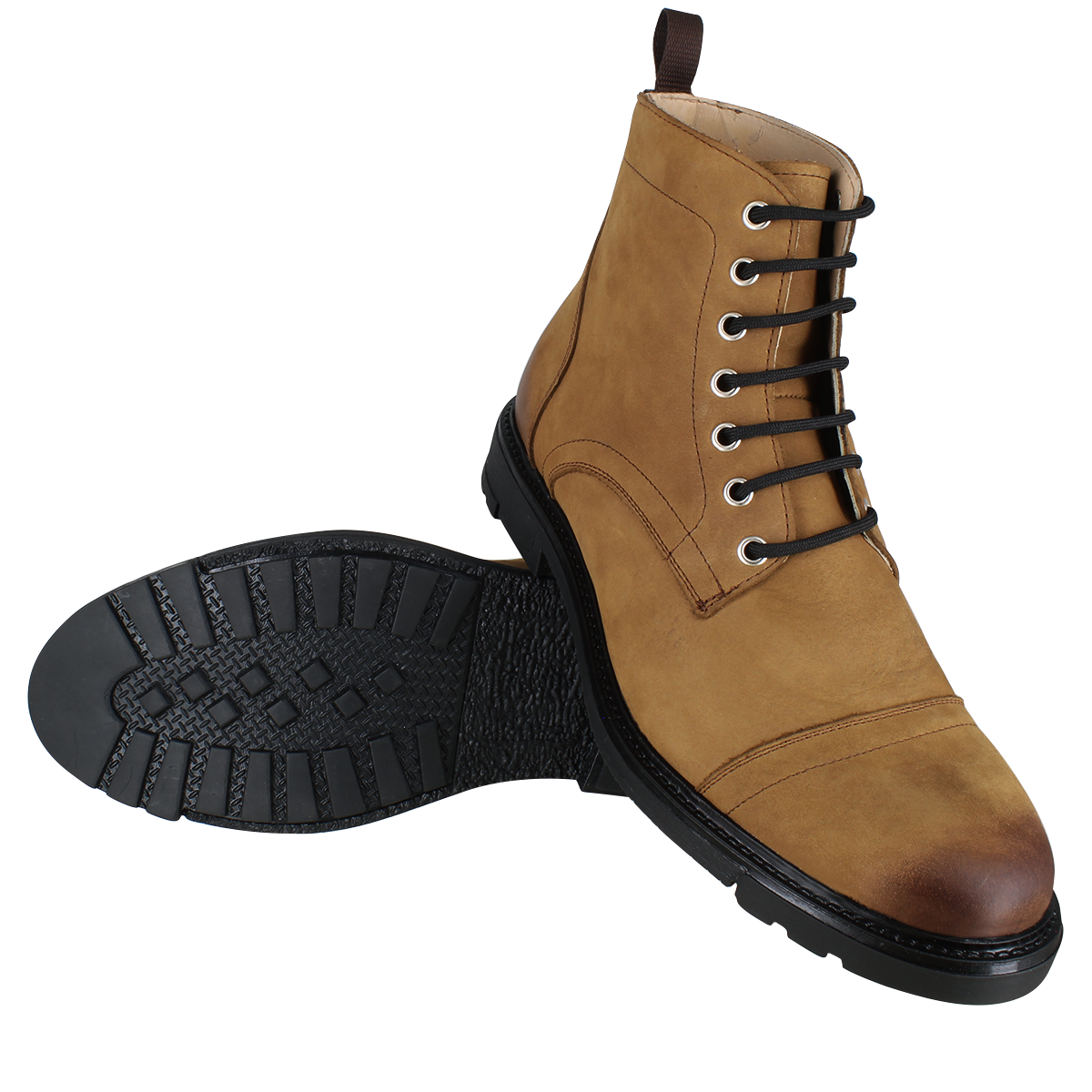 Botas caballero, Botas suela TR, Bota Urbana, Bota con agujeta, Bota piel, Crazy, Suave, Cómoda, Elegante, Casual, Hombre, Acabado a mano, Forro res, Bota