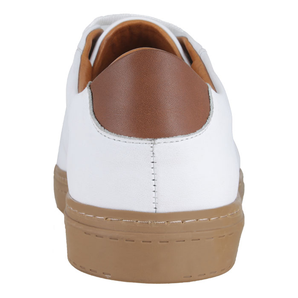 Tenis 027 Caballero Trento Blanco/Cognac Suela TR