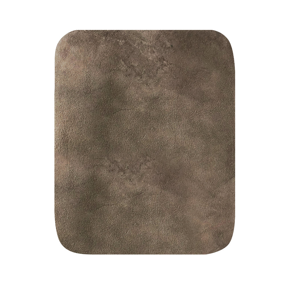 Mousepad Piel de Res Genuina Gris