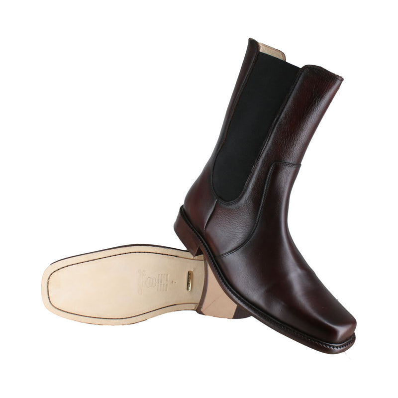 Bota 1609 Caballero Becerro Cognac Suela Cuero