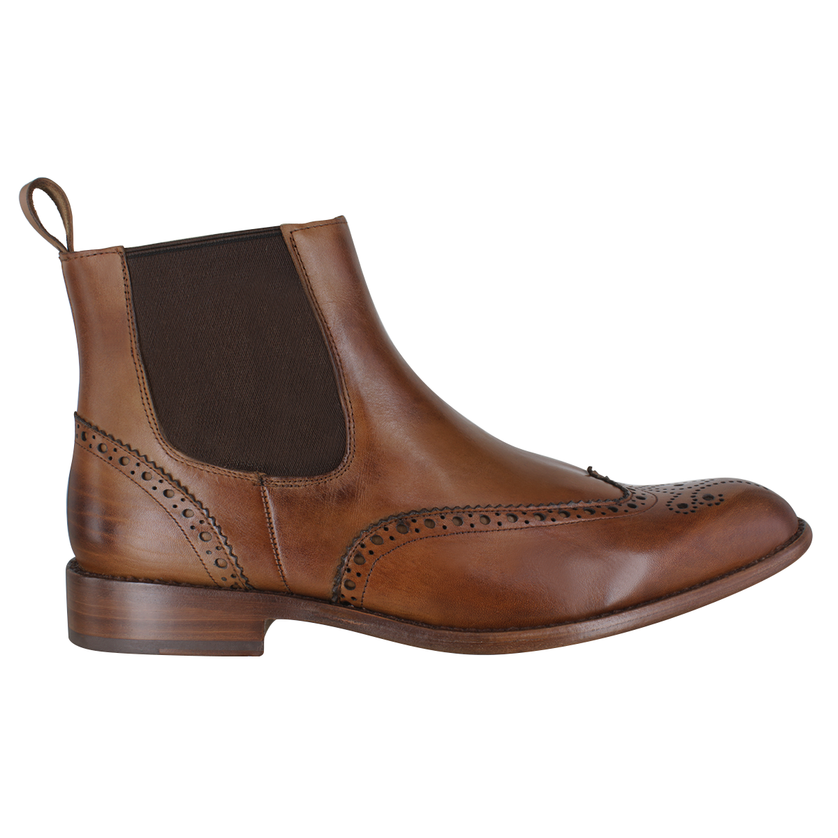 Botas caballero, Botas suela cuero, Punta de Ala, Bota sin agujeta, Bota piel, Becerro, Suave, Cómoda, Elegante, Urbana, Casual, Hombre, Acabado a mano, Forro res, Bota con Resorte, Bostoniano, Bota