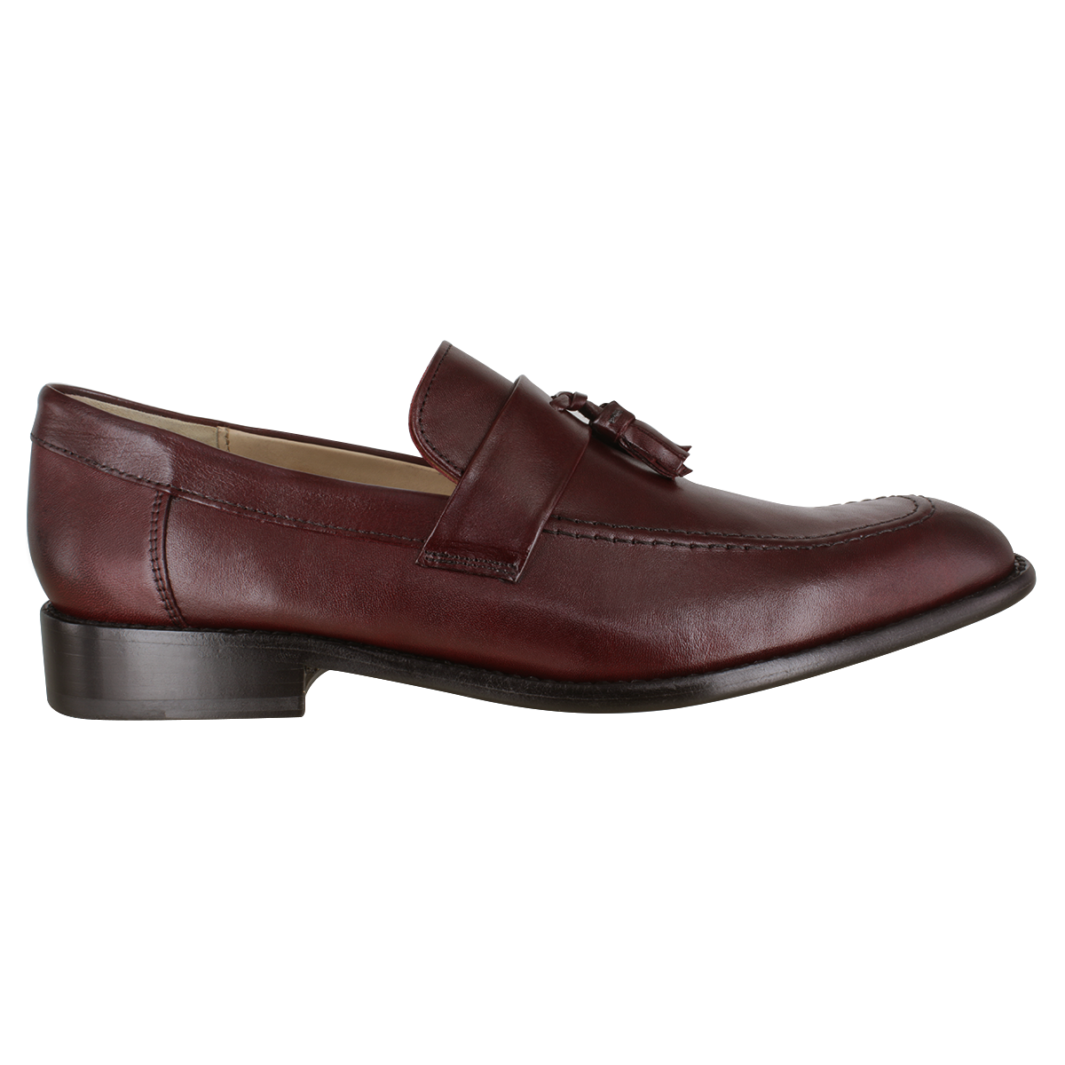 Zapato caballero, Zapatos suela cuero, Mocasín, Mocasines, Zapato piel, Becerro, Cómodo, Elegante, Hombre, Mocasín clásico, Borlas, Acabado a mano, Forro res, tallas extragrandes