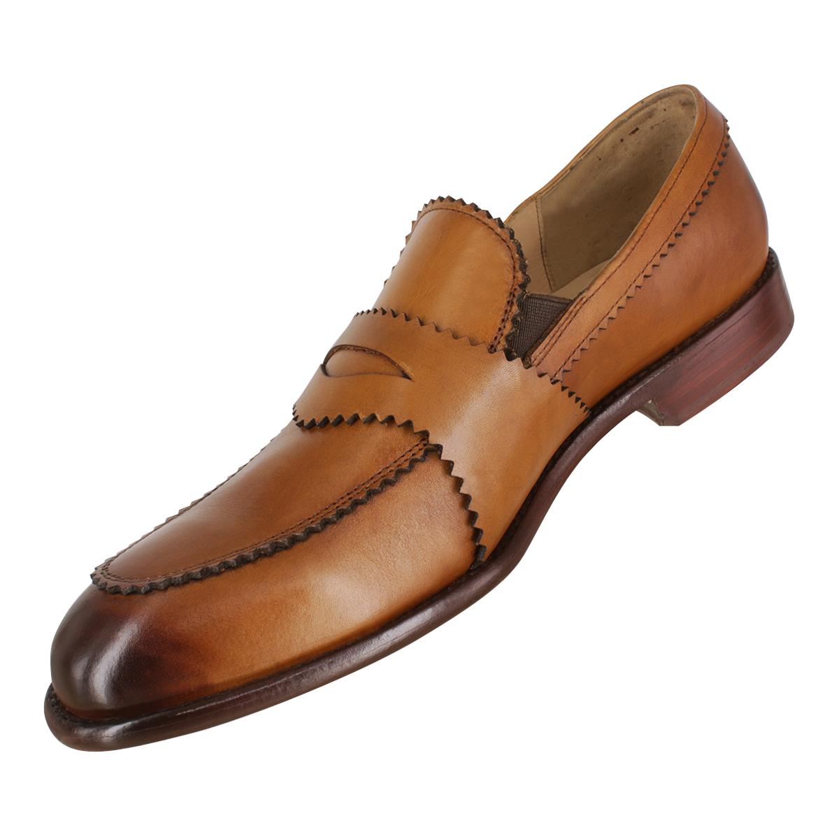 Zapato caballero, Zapatos suela cuero, Mocasín, Mocasines, Zapato piel, Becerro, Cómodo, Elegante, Hombre, Mocasín clásico,  Acabado a mano, Forro res