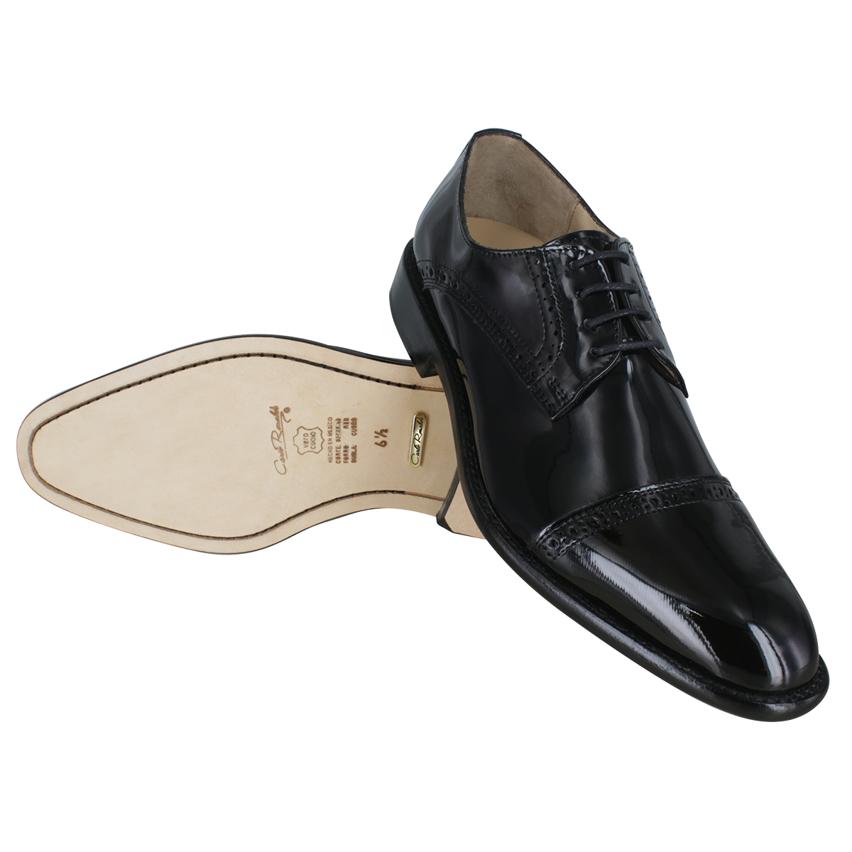 Zapato caballero, Zapatos suela cuero, Derby, Zapato Agujeta, Zapato piel, Charol, Cómodo, Elegante, Hombre, Zapato vestir, Acabado a mano, Forro res, tallas extragrandes