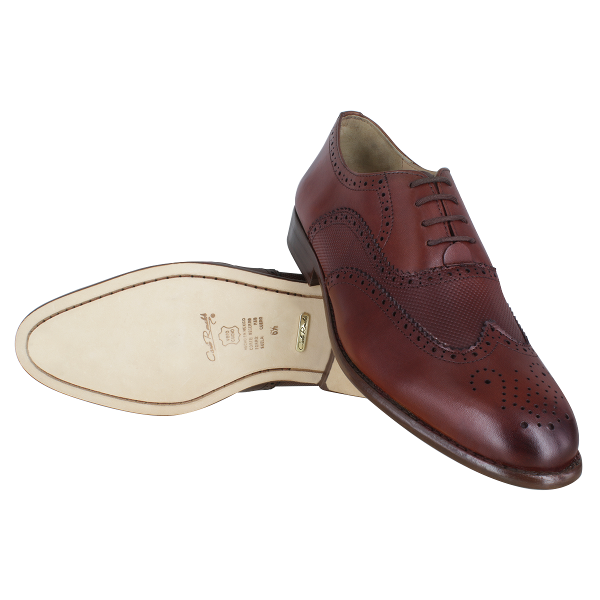 Zapato caballero, Zapatos suela cuero, Oxford, Zapato Agujeta, Zapato piel, Becerro, Cómodo, Elegante, Hombre, Oxford clásico, Zapato corte de ala, Zapato vestir, Acabado a mano, Forro res