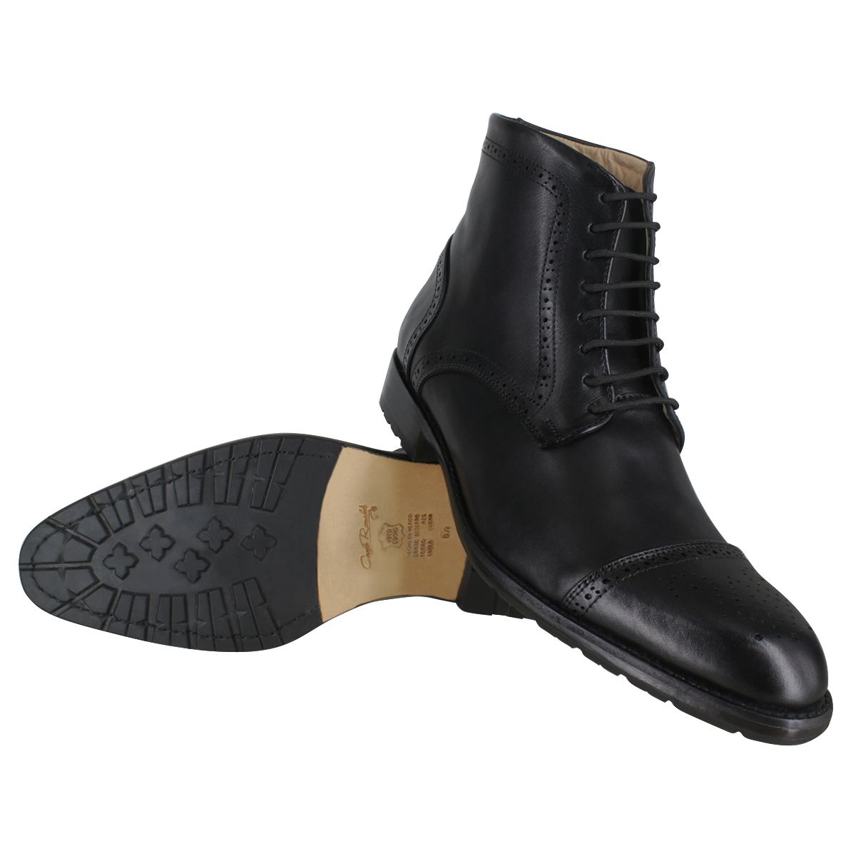 Botas caballero, Botas suela cuero, Suela media vida, Bota vestir, Bota con agujeta, Bota piel, Becerro, Suave, Cómoda, Elegante, Urbana, Hombre, Acabado a mano, Forro res, Bota, Tallas extragrandes