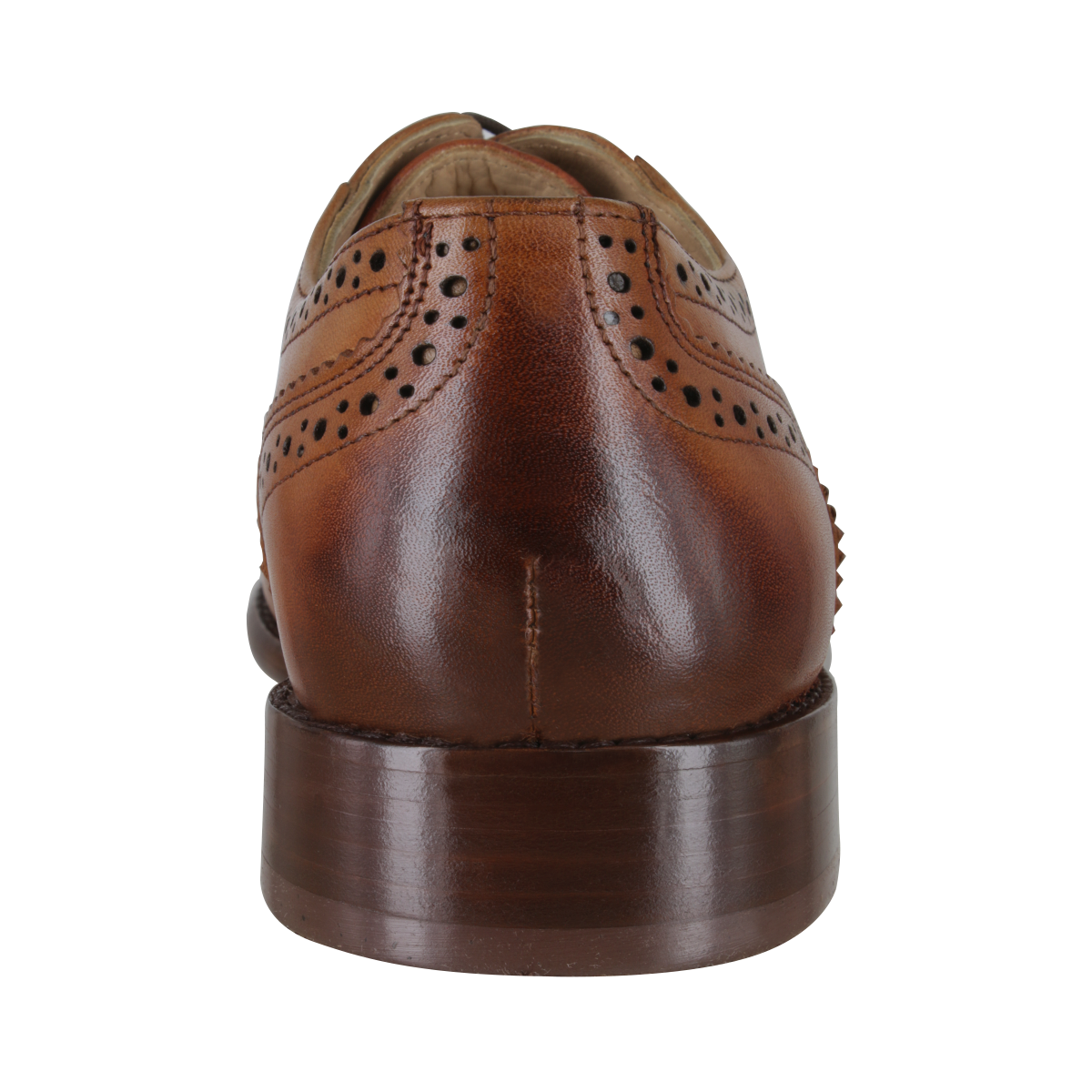 Zapato 1022-12 Caballero Becerro Café Brown Suela Cuero XL