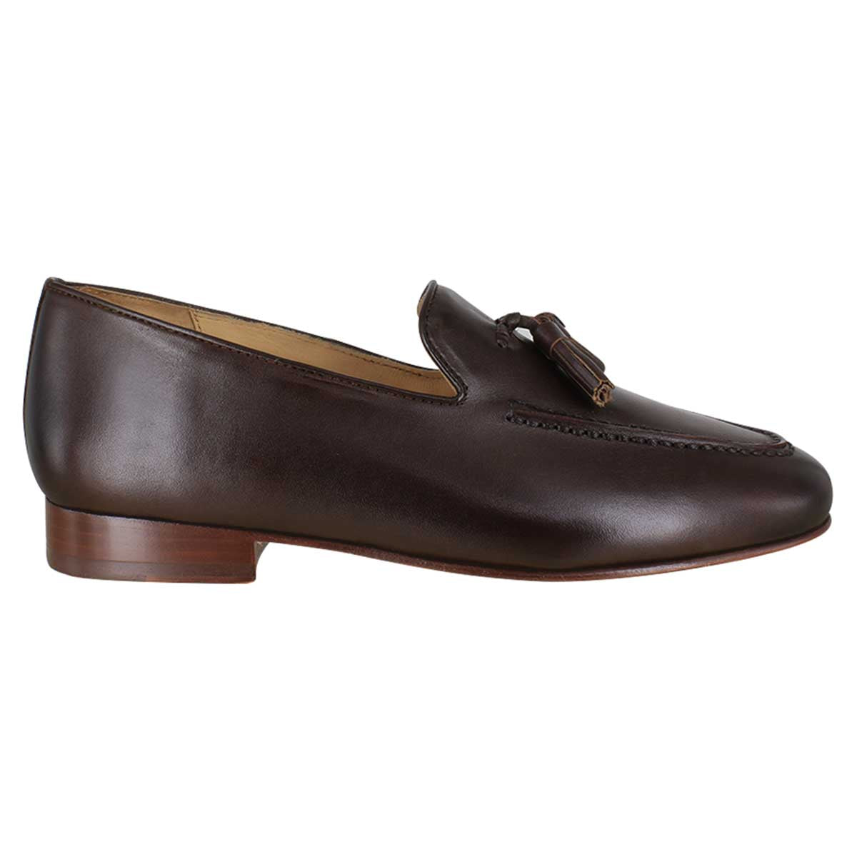 Zapato caballero, Zapatos suela cuero, Mocasín, Mocasines, Zapato piel, Becerro, Cómodo, Elegante, Hombre, Mocasín clásico, Borlas, Acabado a mano, Forro res