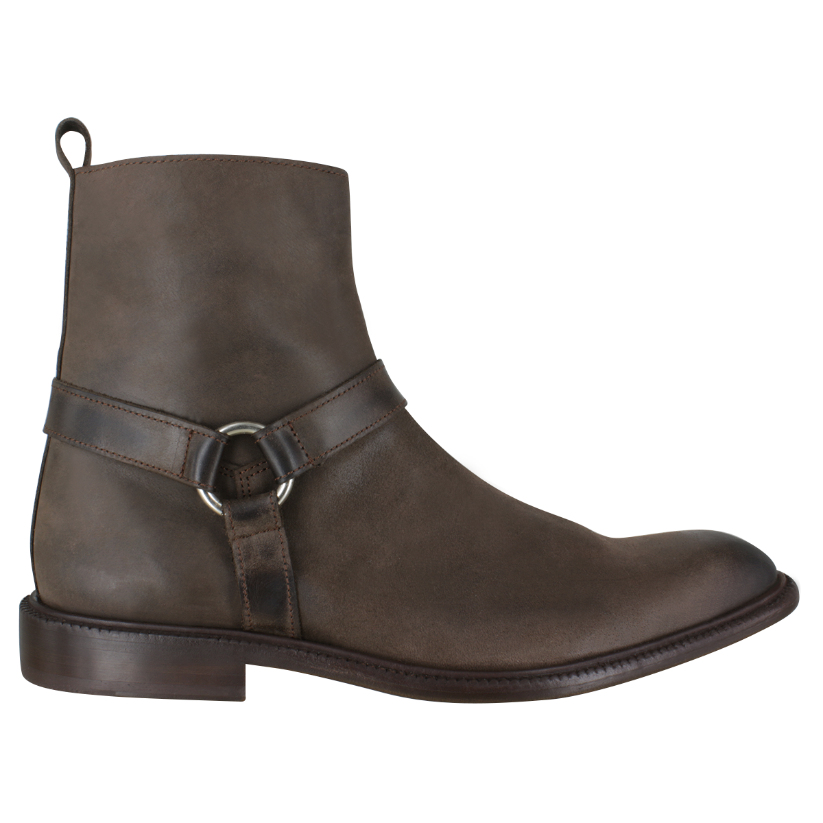 Botas caballero, Botín, Botines, Botas suela cuero, Bota sin agujeta, Herraje, Bota piel, Crazy, Suave, Cómoda, Elegante, Urbana, Casual, Hombre, Acabado a mano, Forro res, Bota