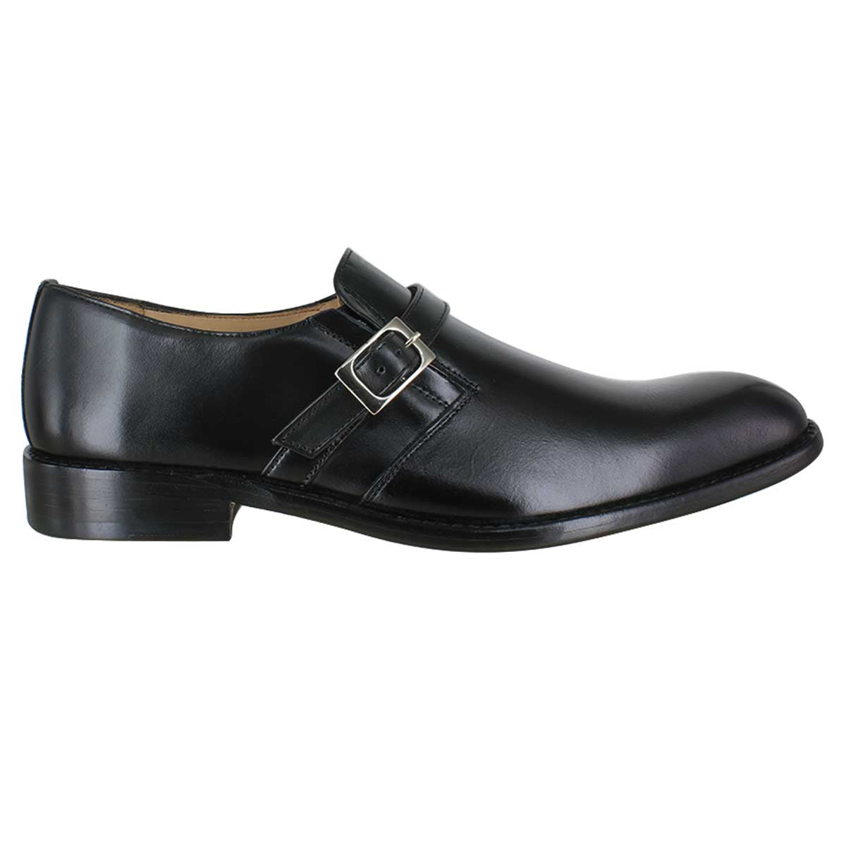 Zapato caballero, Zapatos suela cuero, Monk, Plain Toe, Herraje, Zapato piel, Mocasín, Mocasines, Becerro, Cómodo, Elegante, Hombre, Zapato Monkstrap, Single Monkstrap, Zapato vestir, Acabado a mano, Forro res