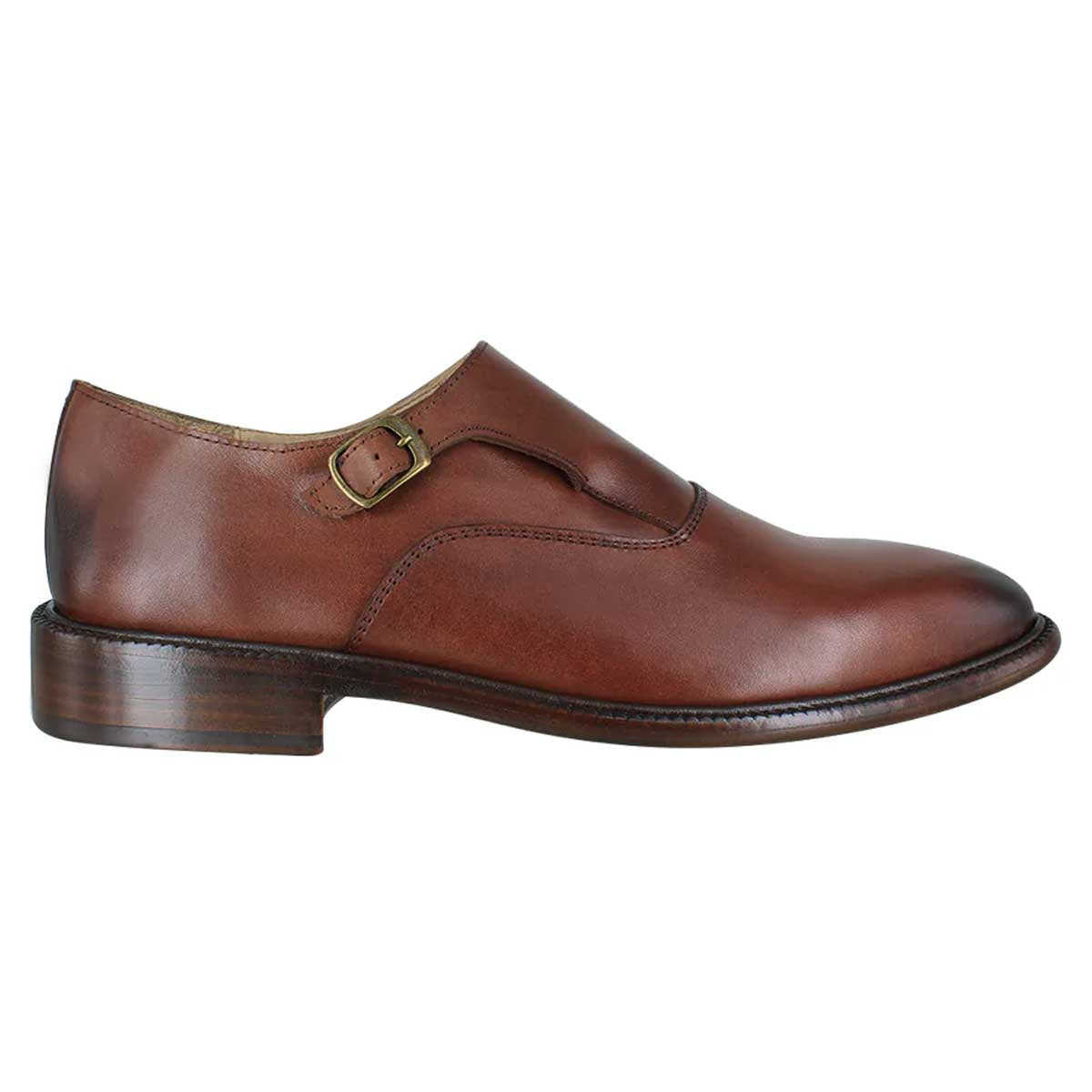 Zapato caballero, Zapatos suela cuero, Monk, Herraje, Zapato piel, Mocasín, Mocasines, Becerro, Cómodo, Elegante, Hombre, Zapato Monkstrap, Single Monkstrap, Zapato vestir, Acabado a mano, Forro res