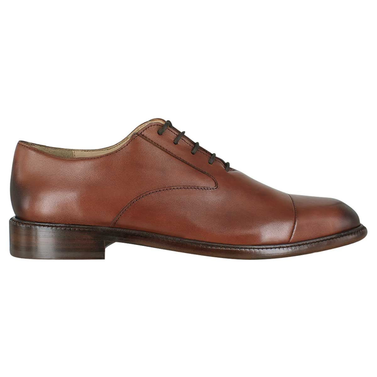 Zapato caballero, Zapatos suela cuero, Oxford, Zapato Agujeta, Zapato piel, Becerro, Cómodo, Elegante, Hombre, Oxford clásico, Zapato cap toe, Zapato vestir, Acabado a mano, Forro res