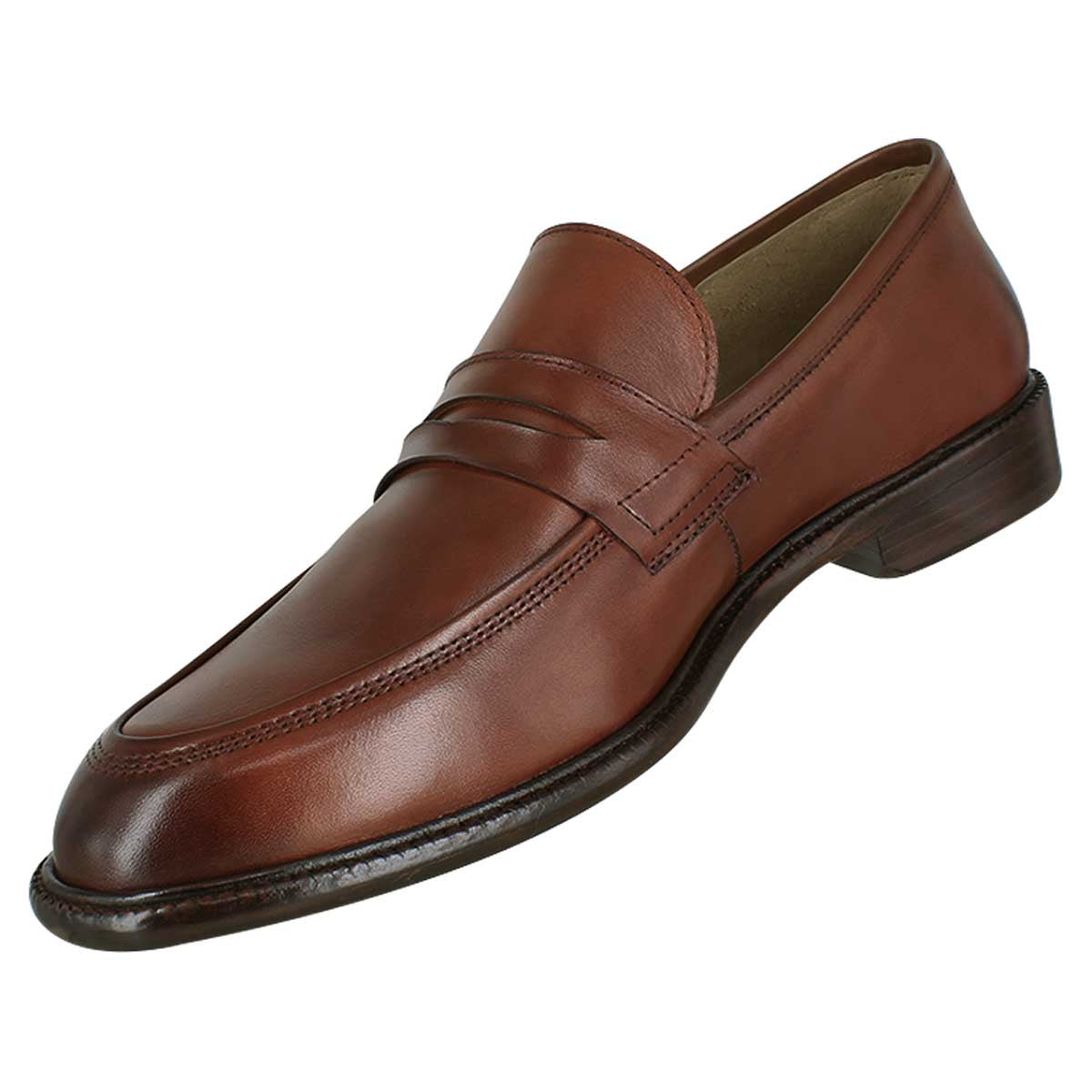 Zapato caballero, Zapatos suela cuero, Mocasín, Mocasines, Zapato piel, Becerro, Cómodo, Elegante, Hombre, Mocasín clásico, Acabado a mano, Forro res