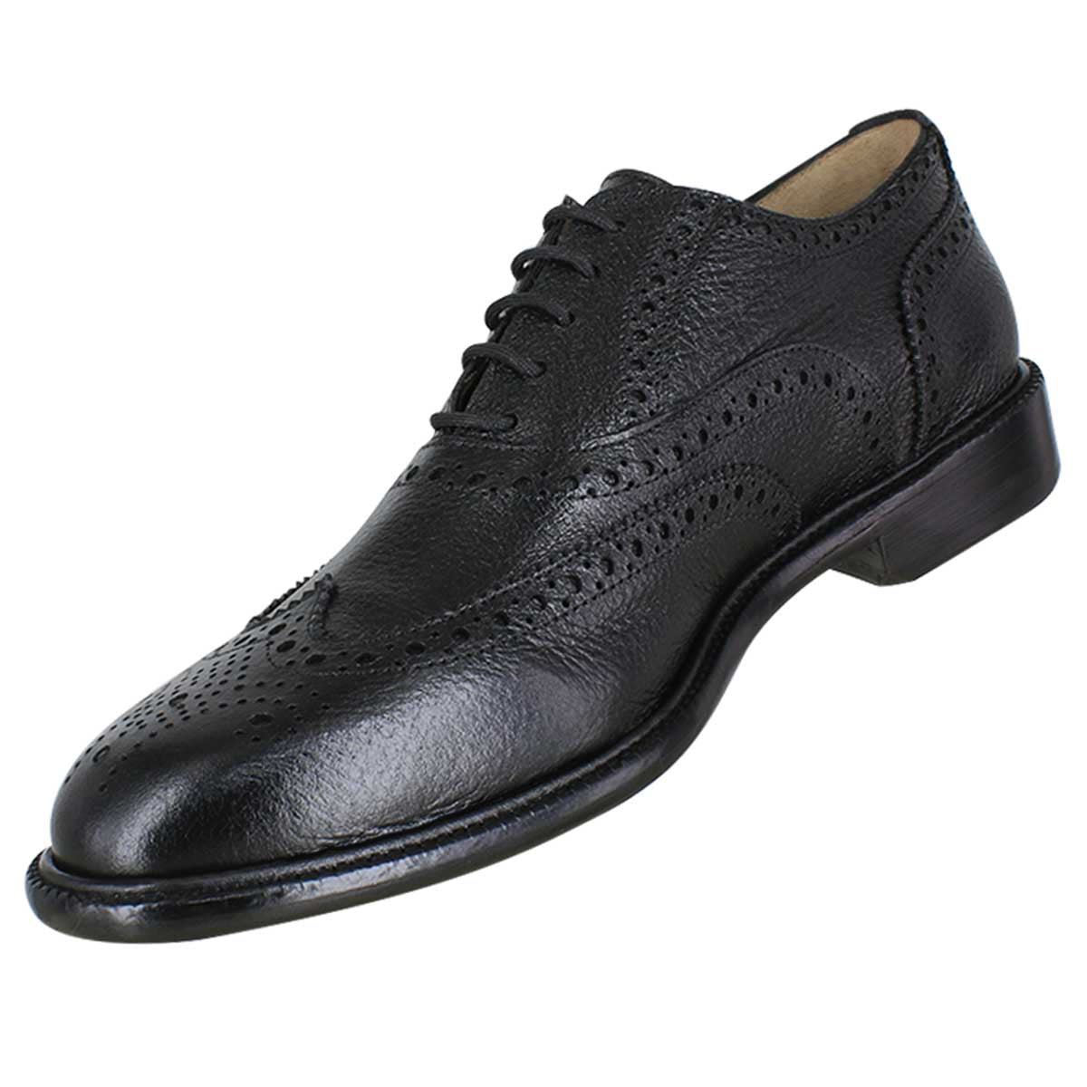 Zapato caballero, Zapatos suela cuero, Oxford, Zapato Agujeta, Zapato piel, Res grabada, Cómodo, Elegante, Hombre, Oxford clásico, Zapato corte de ala, Zapato vestir, Acabado a mano, Forro res