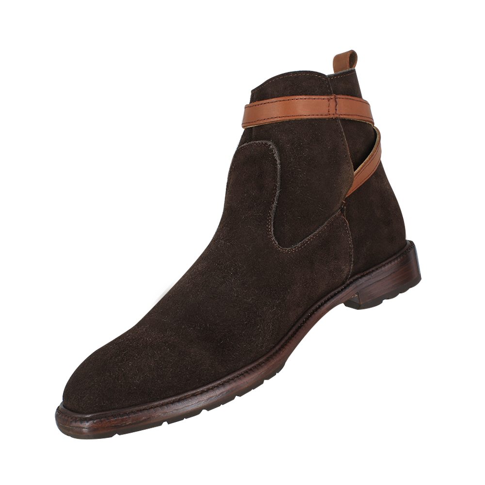 Botas caballero, Botas suela cuero, Suela media vida, Bota Jodhpur, Bota sin agujeta, Bota piel, Becerro, Hunting, Suave, Cómoda, Elegante, Urbana, Casual, Hombre, Acabado a mano, Forro res, Bota, Herraje